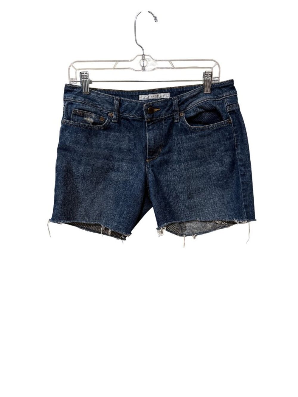 Joes Womens Dark Wash Denim Cutoff Shorts W30 Raw Hem Honey Fit